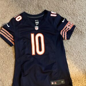 Number 10 Mitch Trubisky Jersey. Woman’s cut, size Medium